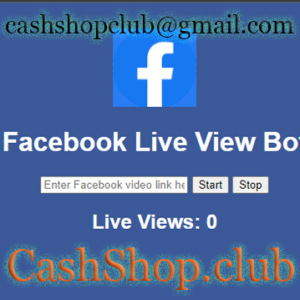 Facebook Live View Bot
